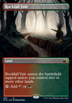 Rockfall Vale - Innistrad: Midnight Hunt: Extras (Rare) [XMID-284]