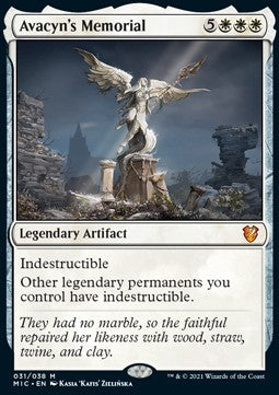 Avacyn's Memorial (V.1) - Commander: Innistrad: Midnight Hunt (Mythic) [MIC-31]