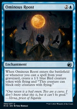 Ominous Roost - Innistrad: Midnight Hunt (Uncommon) [MID-65]