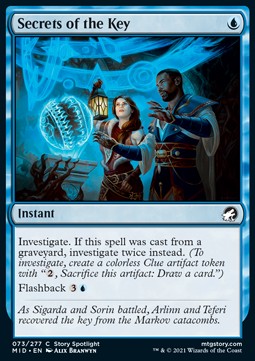 Secrets of the Key - Innistrad: Midnight Hunt (Common) [MID-73]