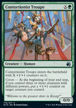 Contortionist Troupe - Innistrad: Midnight Hunt (Uncommon) [MID-178]
