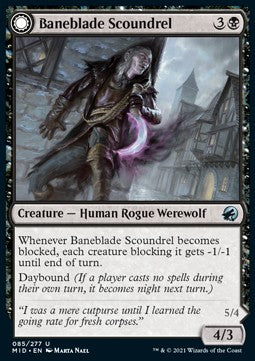 Baneblade Scoundrel // Baneclaw Marauder - Innistrad: Midnight Hunt (Uncommon) [MID-85]