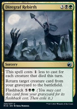 Diregraf Rebirth - Innistrad: Midnight Hunt (Uncommon) [MID-220]