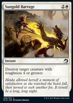 Sungold Barrage - Innistrad: Midnight Hunt (Common) [MID-36]