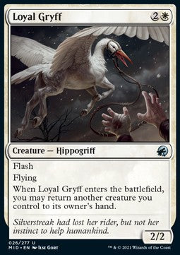Loyal Gryff - Innistrad: Midnight Hunt (Uncommon) [MID-26]