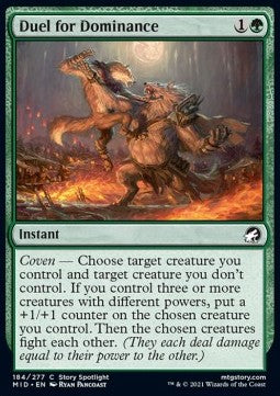 Duel for Dominance - Innistrad: Midnight Hunt (Common) [MID-184]