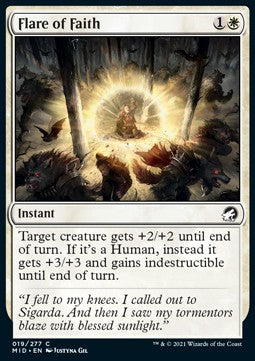 Flare of Faith - Innistrad: Midnight Hunt (Common) [MID-19]