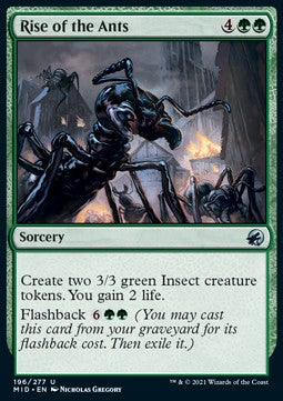 Rise of the Ants - Innistrad: Midnight Hunt (Uncommon) [MID-196]