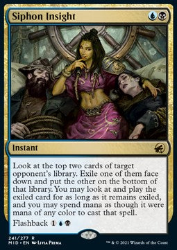 Siphon Insight - Innistrad: Midnight Hunt (Rare) [MID-241]