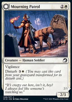 Mourning Patrol // Morning Apparition - Innistrad: Midnight Hunt (Common) [MID-28]