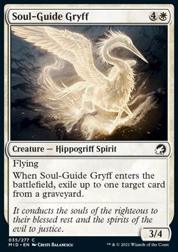 Soul-Guide Gryff - Innistrad: Midnight Hunt (Common) [MID-35]
