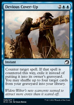 Devious Cover-Up - Innistrad: Midnight Hunt (Common) [MID-48]