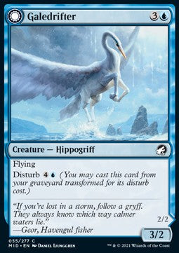 Galedrifter // Waildrifter - Innistrad: Midnight Hunt (Common) [MID-55]