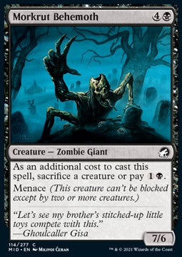 Morkrut Behemoth - Innistrad: Midnight Hunt (Common) [MID-114]