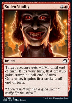 Stolen Vitality - Innistrad: Midnight Hunt (Common) [MID-161]