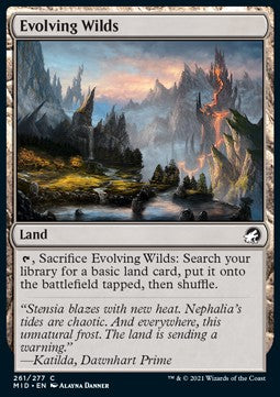 Evolving Wilds - Innistrad: Midnight Hunt (Common) [MID-261]