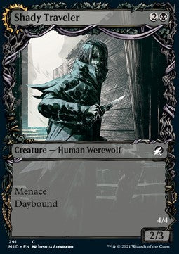 Shady Traveler // Stalking Predator - Innistrad: Midnight Hunt: Extras (Common) [XMID-291]