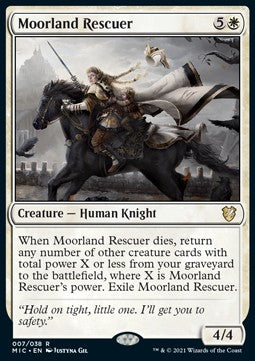 Moorland Rescuer (V.1) - Commander: Innistrad: Midnight Hunt (Rare) [MIC-7]