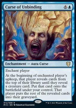 Curse of Unbinding (V.1) - Commander: Innistrad: Midnight Hunt (Rare) [MIC-12]