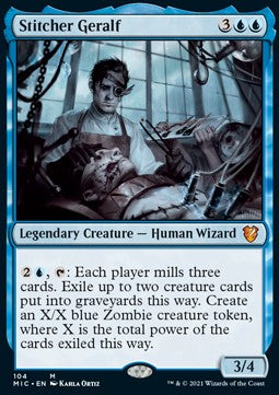 Stitcher Geralf - Commander: Innistrad: Midnight Hunt (Mythic) [MIC-104]