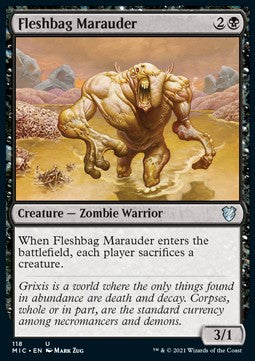 Fleshbag Marauder - Commander: Innistrad: Midnight Hunt (Uncommon) [MIC-118]