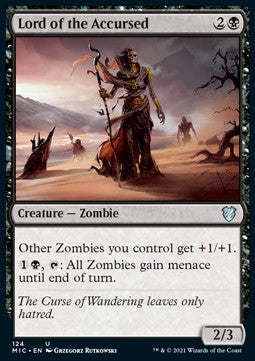 Lord of the Accursed - Commander: Innistrad: Midnight Hunt (Uncommon) [MIC-124]
