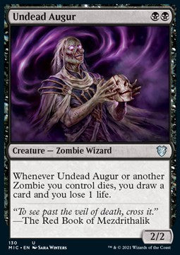 Undead Augur - Commander: Innistrad: Midnight Hunt (Uncommon) [MIC-130]