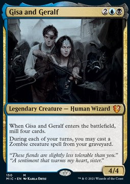 Gisa and Geralf - Commander: Innistrad: Midnight Hunt (Mythic) [MIC-150]