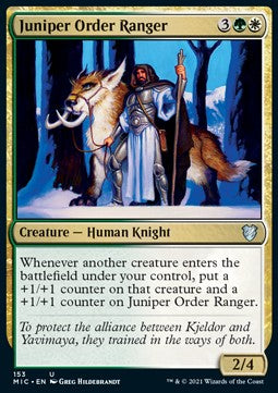 Juniper Order Ranger - Commander: Innistrad: Midnight Hunt (Uncommon) [MIC-153]