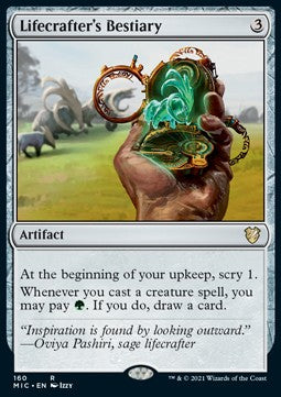 Lifecrafter's Bestiary - Commander: Innistrad: Midnight Hunt (Rare) [MIC-160]