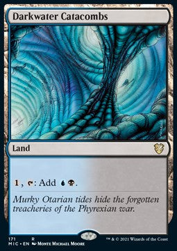 Darkwater Catacombs - Commander: Innistrad: Midnight Hunt (Rare) [MIC-171]
