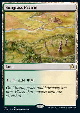 Sungrass Prairie - Commander: Innistrad: Midnight Hunt (Rare) [MIC-181]