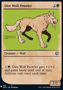 Dire Wolf Prowler - The List (Common) [ZNL-179]