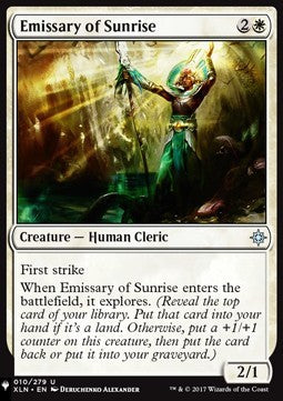 Emissary of Sunrise - The List (Uncommon) [ZNL-10]
