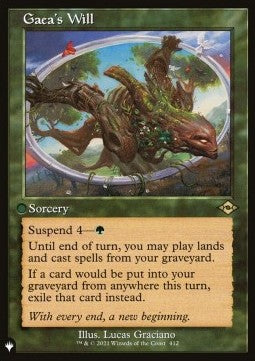 Gaea's Will - The List (Rare) [ZNL-162]