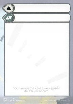 Double-Faced Helper Card (V.3) - Strixhaven: School of Mages: Extras (Tip Card) [XSTX-F3]
