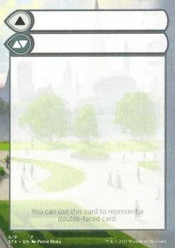 Double-Faced Helper Card (V.6) - Strixhaven: School of Mages: Extras (Tip Card) [XSTX-F6]