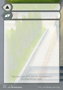 Double-Faced Helper Card (V.7) - Strixhaven: School of Mages: Extras (Tip Card) [XSTX-F7]