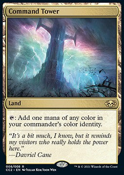 Command Tower - Commander Collection: Black (Rare) [CC2-8]