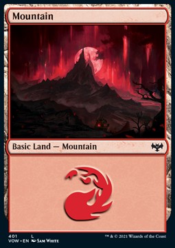 Mountain - Innistrad: Crimson Vow: Extras (Land) [XVOW-401]