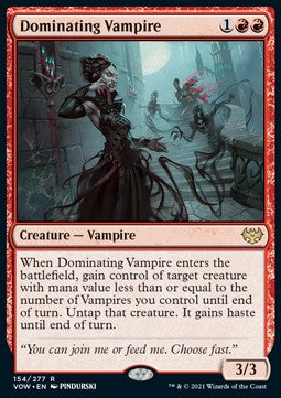 Dominating Vampire - Innistrad: Crimson Vow (Rare) [VOW-154]