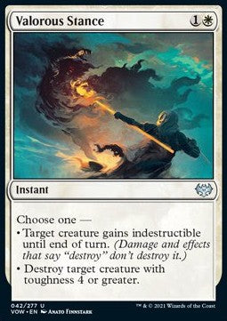 Valorous Stance - Innistrad: Crimson Vow (Uncommon) [VOW-42]