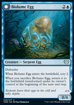 Biolume Egg // Biolume Serpent - Innistrad: Crimson Vow (Uncommon) [VOW-49]