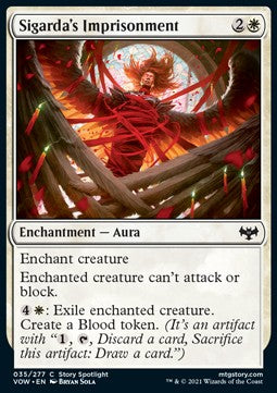 Sigarda's Imprisonment - Innistrad: Crimson Vow (Common) [VOW-35]