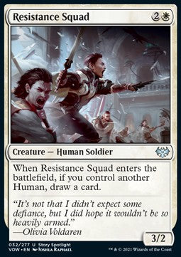 Resistance Squad - Innistrad: Crimson Vow (Uncommon) [VOW-32]