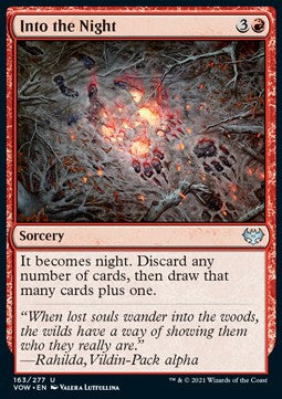 Into the Night - Innistrad: Crimson Vow (Uncommon) [VOW-163]
