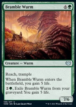 Bramble Wurm - Innistrad: Crimson Vow (Uncommon) [VOW-189]