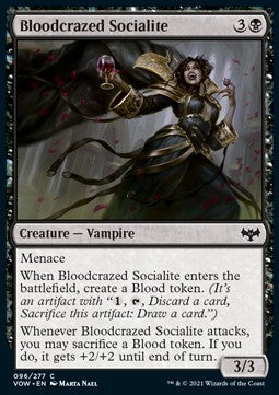 Bloodcrazed Socialite - Innistrad: Crimson Vow (Common) [VOW-96]