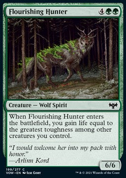 Flourishing Hunter - Innistrad: Crimson Vow (Common) [VOW-199]
