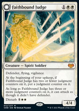 Faithbound Judge // Sinner's Judgment - Innistrad: Crimson Vow (Mythic) [VOW-12]